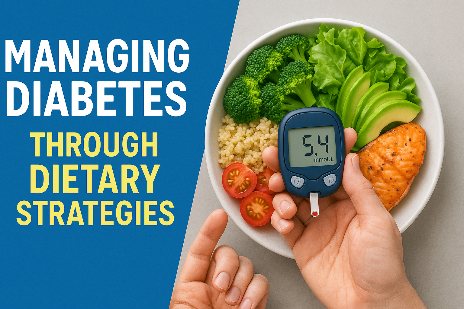 Managing diabetes through dietary strategies